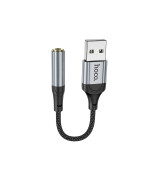 Аудиокабель HOCO LS36 USB-A to 3.5mm female, Black