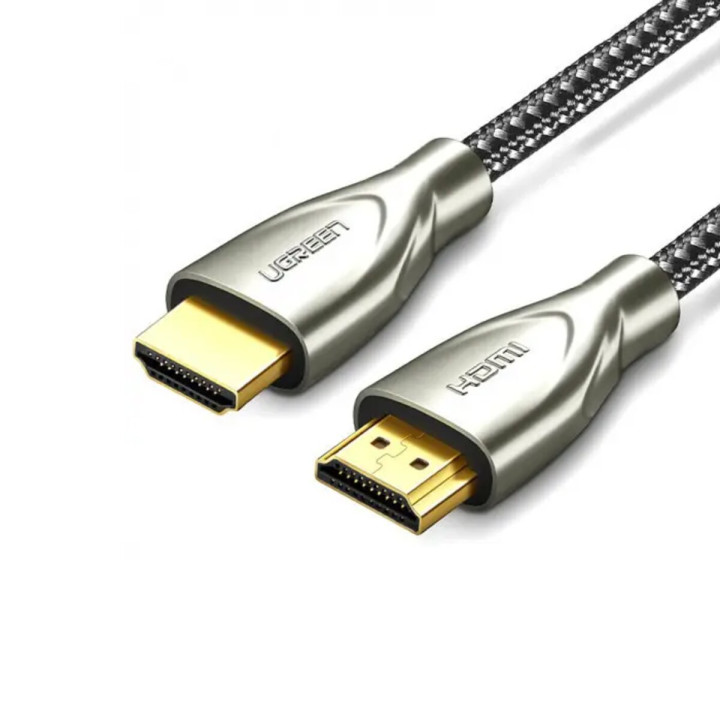 Видео кабель UGREEN HD131 HDMI Carbon Fiber Zinc Alloy Cable 3m, Gray