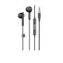 Наушники-гарнитура HOCO M93 wire control earphones with microphone 1,2 м, Black