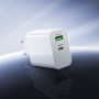 Мережевий зарядний пристрій BOROFONE BA106A PD20W, White
