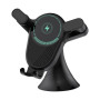 Автотримач для смартфонів з підтримкою бездротової зарядки WUW Z34, Black