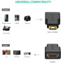 Переходник HDMI UGREEN Mini HDMI Male to HDMI Female Adapter, Black