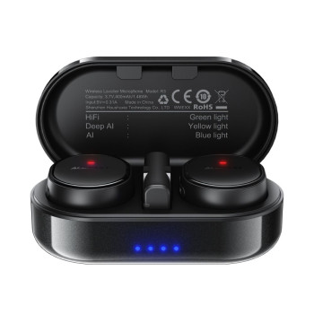 Беспроводная Bluetooth микрофонная система ACEFAST R3 Type-C 400mAh, Black