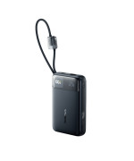 Внешний аккумулятор Power Bank Baseus EnerFill FC11 22.5W with Dual Built-in сables Type-C 20000mAh, Cosmic Black