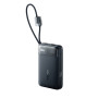 Зовнішній акумулятор Power Bank Baseus EnerFill FC11 22.5W with Dual Built-in сables Type-C 20000mAh, Cosmic Black