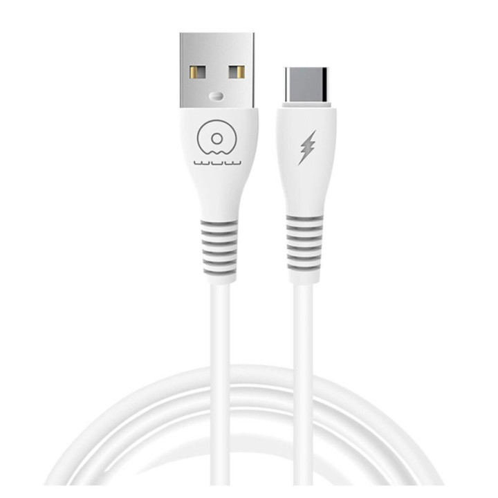 Data-Кабель WUW X195 USB to Type-C 2,4A 1m, White