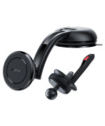 Тримач для мобільного ACEFAST D7 multifunctional magnetic car holder, Black