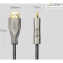 Видео кабель UGREEN HD131 HDMI Carbon Fiber Zinc Alloy Cable 3m, Gray