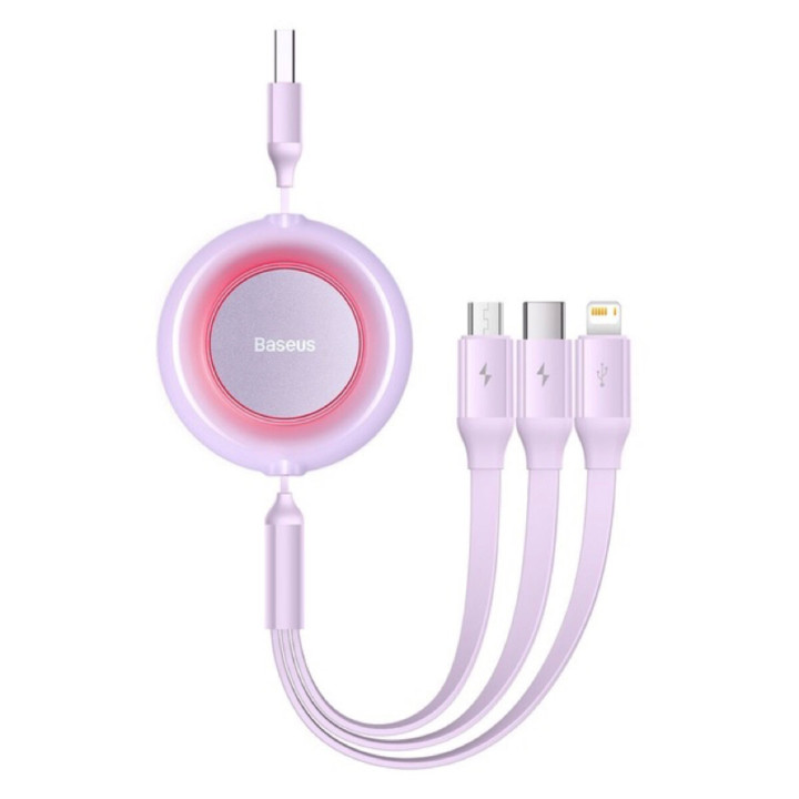 Data Кабель Baseus Bright Mirror 2 Series 3.5A 1.1m, Purple