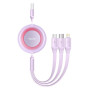 Data Кабель Baseus Bright Mirror 2 Series 3.5A 1.1m, Purple