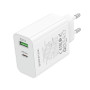 Мережевий зарядний пристрій BOROFONE BA106A PD20W, White