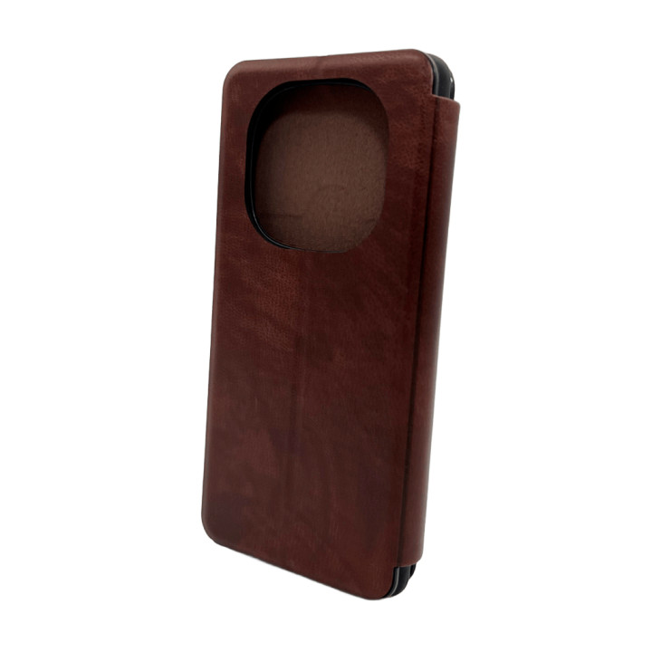 Чохол Leather Premium для Xiaomi Redmi Note 14 Pro 4G, Red