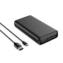 Зовнішній акумулятор Power Bank VEGER T100 W2032C Type-C PD QC3.0 / USB 5A 100W 20000mAh, Black
