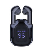 Bluetooth навушники - гарнітура ACEFAST T6 True wireless stereo headset 500 mAh, Sapphire Blue