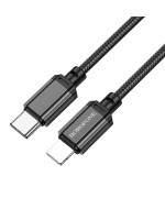 Data Кабель BOROFONE BX87 PD20W Lightning to Type-C, Black