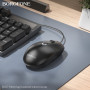USB Дротова Миша BOROFONE BG17 1600 dpi, Black