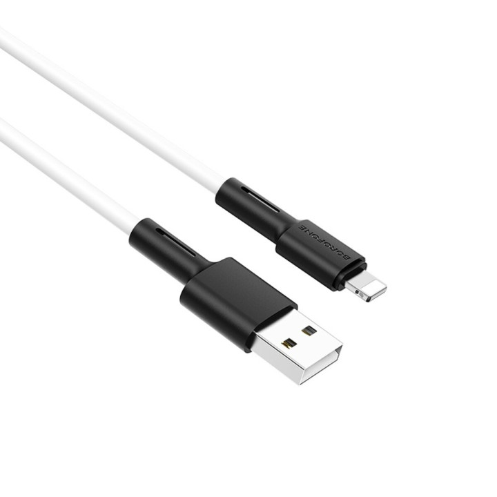 Data Кабель BOROFONE BX31 USB to Lightning 2.4A, 1m, White