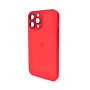 Чехол AG Glass Matt Frame Color для iPhone 13 Pro Max, Red