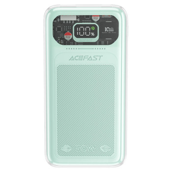 Зовнішній акумулятор ACEFAST M1-10000 Exploration series PD30W / QC 3.0 Fast Charging Power Bank, Mountain mist