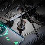Автомобильное зарядное устройство HOCO NZ16 с кабелем Type-C to Type-C, Metal Grey