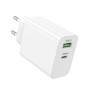 Мережевий зарядний пристрій BOROFONE BA106A PD20W, White