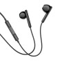 Наушники-гарнитура HOCO M93 wire control earphones with microphone 1,2 м, Black