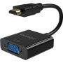 Кабель-переходник ESSAGER Phantom HD Convertor HDMI to VGA, Black