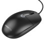 USB Дротова Миша BOROFONE BG17 1600 dpi, Black