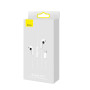 Проводные наушники Baseus Encok C17 Type-C 1.1м, White