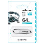 USB - флешка Wibrand USB 2.0 Aligator 64Gb, White