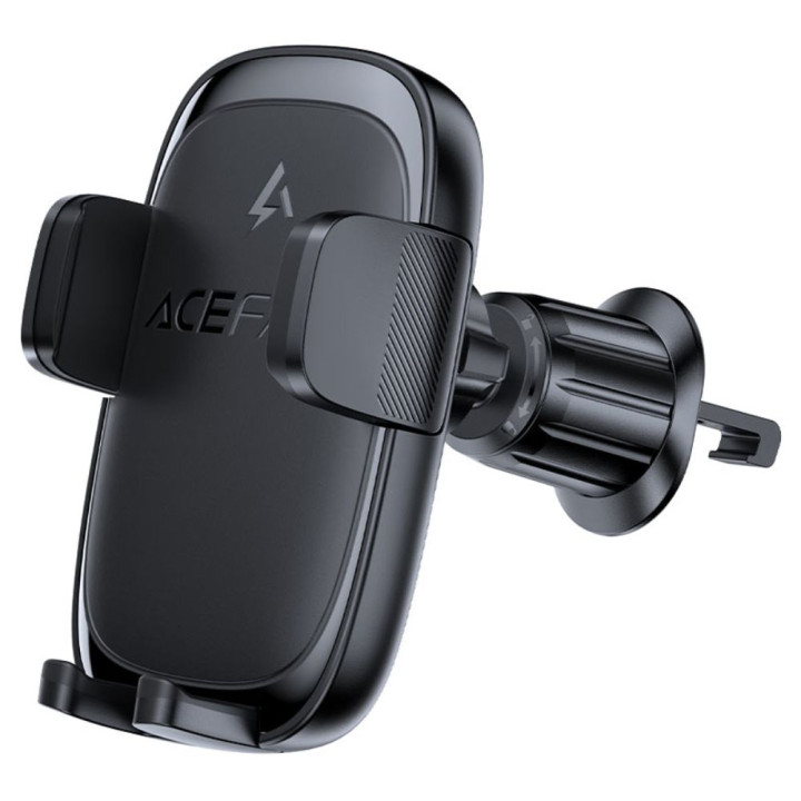 Автотримач для телефона ACEFAST D48 з підтримкою безпровідної зарядки, Black