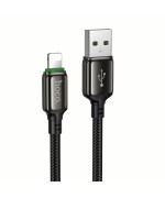 Data - кабель HOCO X127 USB-A to Lightning, Black