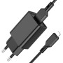 Сетевое зарядное устройство BOROFONE BA68A 10.5W cable USB -  Lightning 1m, Black