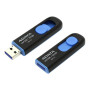 USB флешка Flash Drive A-DATA UV 128 USB 3.2 32Gb, Black / Blue