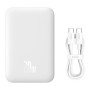 Зовнішній акумулятор Power Bank Baseus Magnetic Mini Air Wireless 20W cable Type-C to Type-C 6000mAh, White