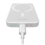 Зовнішній акумулятор Power Bank Baseus Magnetic Mini Air Wireless 20W cable Type-C to Type-C 6000mAh, White