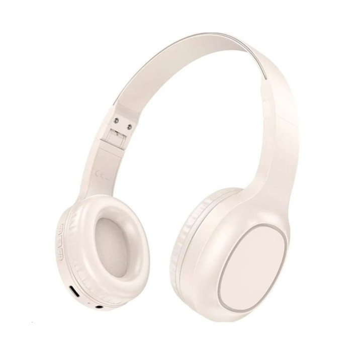 Беспроводные Bluetooth наушники HOCO W46 200 mAh, Milky White