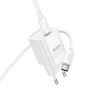Сетевое зарядное устройство HOCO C148A Charm single port PD30W Type-C to Type-C, White
