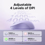 Беспроводная мышь UGREEN M331, Grey