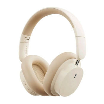 Беспроводные Bluetooth наушники Baseus Bowie D05 600 mAh, Creamy-white