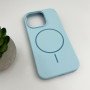 Чохол Cosmic Silicone Case Magnetic для iPhone 14 Pro, Sky Blue