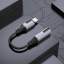 Адаптер BOROFONE BV19 Type-C to 3.5mm, Black