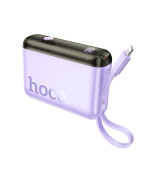 Портативная батарея Power Bank HOCO J139 Hero 22.5W + PD20W cable Lightning 10000mAh, Purple