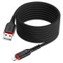 Data - кабель Hoco X59 USB-A - Lightning 2m, Black