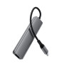 USB-хаб ACEFAST J18 USB-C 6-in-1, Metal Gray