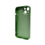 Чехол AG Glass Matt Frame Color для iPhone 15, Light Green
