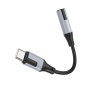 Адаптер BOROFONE BV19 Type-C to 3.5mm, Black