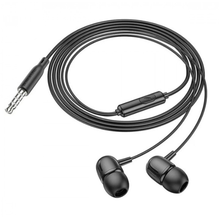 Дротові навушники BOROFONE BM77 3.5 мм (mini-Jack) 1.2м, Black