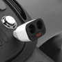 Автомобільний зарядний пристрій HOCO Z28 Power ocean cigarette lighter in-car charger with digital display 3.1 A, White