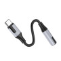 Адаптер BOROFONE BV19 Type-C to 3.5mm, Black